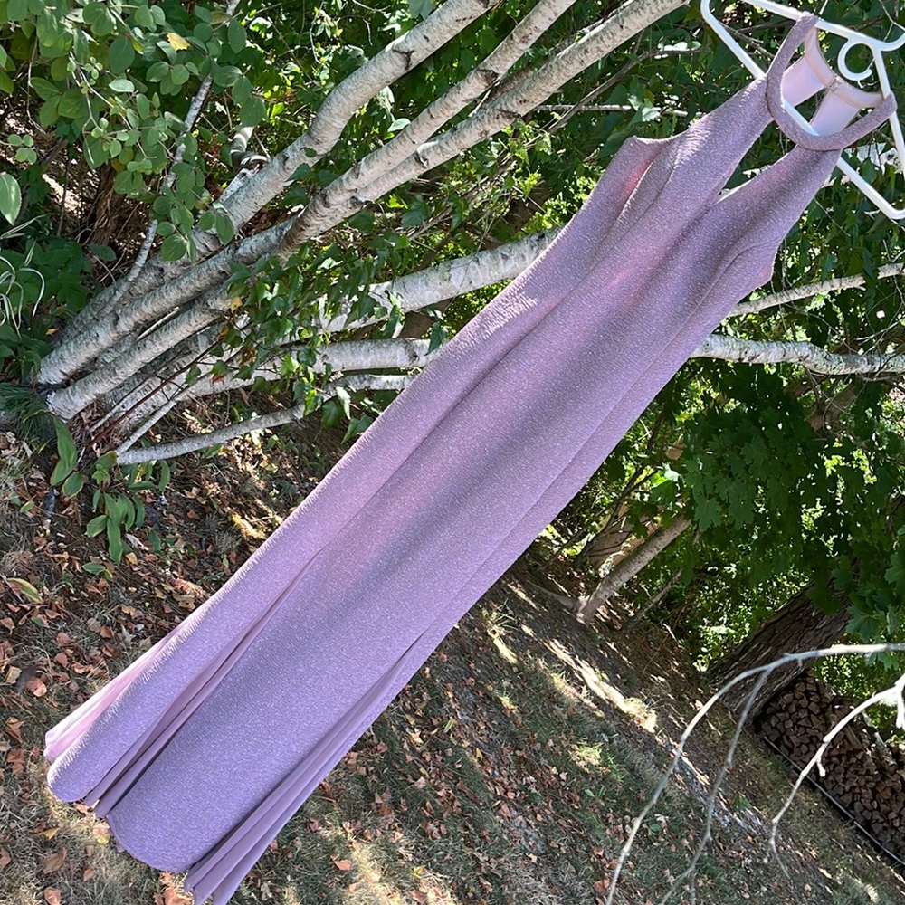 Mauve sparkly gown